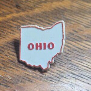 Ohio State Map Vintage Lapel Pin